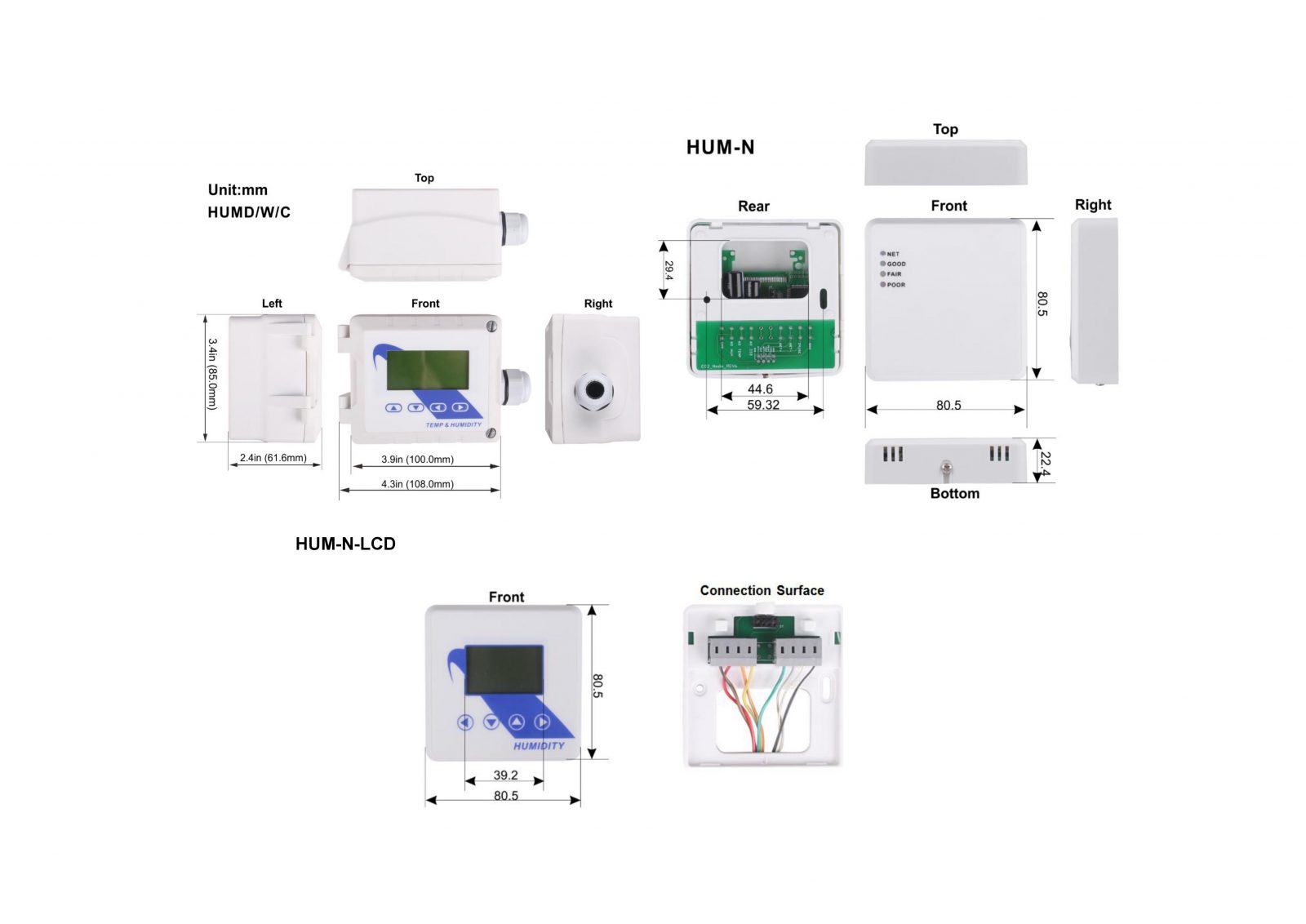 Humidity and Temp Transmitters - Bravo Controls
